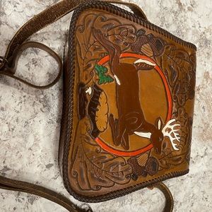 Vintage leather purse